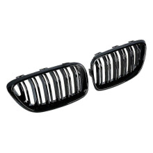 Front Bumper Kidney Double Line Grille Sport Grille For- M2 F87 F22 F23 2014-2018 220i 230i 235i G
