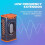 Transparenter Mecha USB Wireless TWS-Lautsprecher Bluetooth-kompatibel 5.0 (Orange A) 3