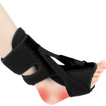 Plantarfasziitis-Nachtschiene, Fußstütze bei Plantarfasziitis, zur Linderung von Fersenschmerzen-Schwarz