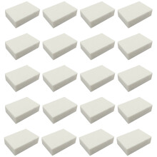 Nagel-Mini-Pufferblockfeile, 50 Stück Mini-Puffer für Nägel Mini-Nagelpuffer-Weiß