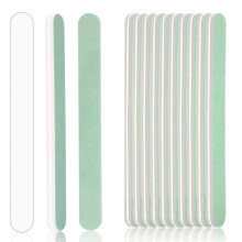 10-teiliger Nagelpolierblock und Glanzset für Naturnägel, Nagelfeile, Nagelglätter, Pufferblock