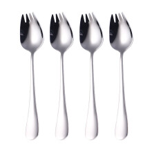 4 Beutel Edelstahlgabel Dessertlöffel Eislöffel Salatgabel Geschirrset Wiederverwendbar-Set1