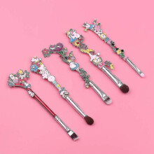 Namotu Cute Fairy Makeup Brush Set - 5pcs Wand Makeup Brushes with Premium Synthetic Fiber And Flower Handle for Blush, Foundation, Eyebrow, Eyeshadow