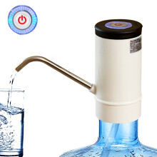 Elektrische Trinkwasserpumpe Tragbarer Wasserspender Universelle USB-Ladewasserflaschenpumpe-Weiß
