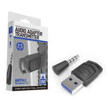 Transmisor y receptor inalámbrico Bluetooth para juegos de PS5 y PS4 en PC.