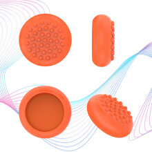 Tapas de silicona para joysticks de control Meta Quest 3 (naranja)