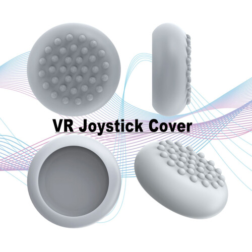 Tapas de silicona para joysticks de control Meta Quest 3 (gris)