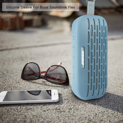 Estuche para altavoz Bluetooth compatible con Bose SoundLink Flex Skin (azul) 2
