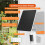 Kit de cargador de panel solar de 20 W IP65 para cámara Ring Spotlight/Ring Stick Up 2