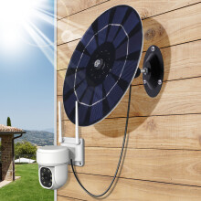 Kit de cargador solar USB de 5 W y 5 V para cámara de seguridad IP CCTV inalámbrica para exteriores