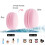 Esponjas de maquillaje con forma de macarrón, color caramelo, estilo 2 2