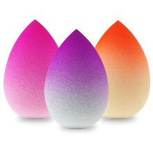 Juego de 3 esponjas de maquillaje con degradado, para base, corrector y crema, estilo 1
