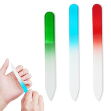 3 limas de vidrio para uñas naturales, de doble cara, suaves y para el cuidado de las uñas (estilo 1)