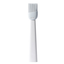 Pincel de silicona para repostería, perfecto para barbacoas, repostería y cocina. Libre de BPA. Color blanco.