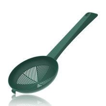 Cuchara para fideos de cocina - Colador resistente a altas temperaturas - Cuchara con filtro - Verde