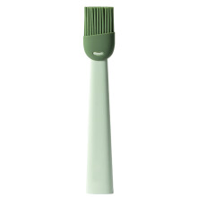 Pincel de silicona para repostería, perfecto para barbacoas, repostería y cocina. Libre de BPA. Verde.