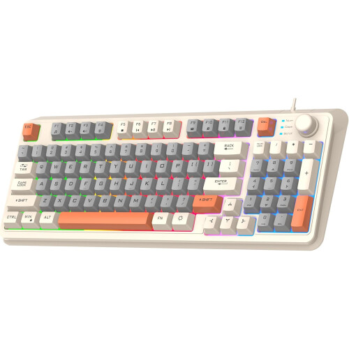 Tastiera da gioco K82 94 tasti con mouse e tastiera cablata per PC portatile (set Bee)