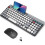 Tastiera e mouse combo BT 2.4Ghz con supporto per telefono per Mac/iOS/Android/Win7 1