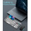 Tastiera e mouse combo BT 2.4Ghz con supporto per telefono per Mac/iOS/Android/Win7 2