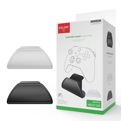 Supporto per controller di gioco con batteria integrata, supporto per gamepad per serie S/X (bianco) 2
