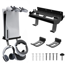 Supporto per gamepad dal design elegante con ganci verticali pieghevoli per PS VR2/console di gioco