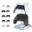 Supporto per gamepad RGB, supporto antigraffio per scrivania, supporto per controller di gioco per PS5 Xbox 1