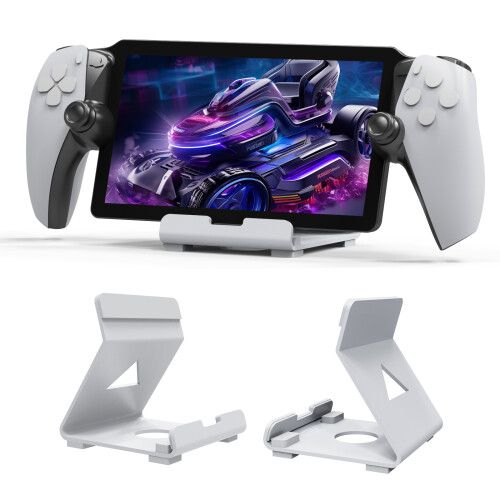 Supporto per console di gioco portatile da tavolo per tablet PS5 Portal (bianco)