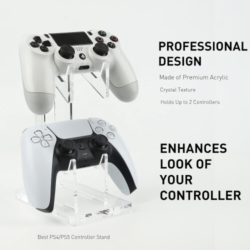 Supporto per Gamepad, Supporto da Scrivania Antigraffio per Controller di Gioco per PS5 Xbox 2