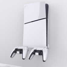 Supporto da parete per console con 2 supporti per controller per PS5 Slim