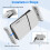 Supporto orizzontale e verticale per console PS5 Slim Disc&Digital Edition (bianco) 2