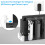 Supporto di ricarica per controller di gioco PG-9186A per Switch Joy Con (nero) 3