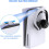 Supporto per cuffie da gioco per PS5 Host per console Playstation 5 (bianco) 4