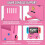 Supporto per console di gioco per base di ricarica Switch (rosa) 3