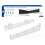 Supporto orizzontale per dischi di gioco da 2 pezzi/set per console PS 5 versione DE/UHD (trasparente) 4