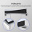 Supporto orizzontale per dischi di gioco da 2 pezzi/set per console PS 5 versione DE/UHD (bianco) 3