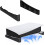 Supporto orizzontale per dischi di gioco da 2 pezzi/set per console PS 5 versione DE/UHD (nero) 1