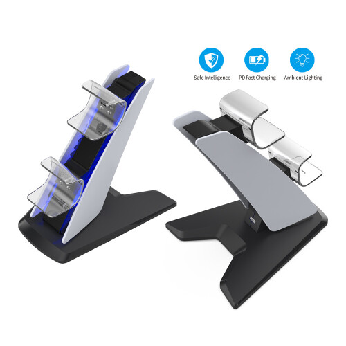 Stazione di ricarica per controller Dual Fast Controller Type-C per Playstation 5 1