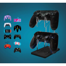Supporto per controller di gioco in acrilico, accessorio per cuffie, supporto per PS4/PS3/Xbox