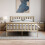 Home Discount (Double, Pine) Milan Wood Bed Frame High Foot Solid Pine Slatted 6