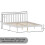 Home Discount (King Size, White) Milan Wood Bed Frame Low Foot Solid Pine Slatted 7