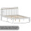 Home Discount (Double, White & Pine) Milan Wood Bed Frame Low Foot Solid Pine Slatted 7