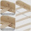 Home Discount (Double, Pine) Milan Wood Bed Frame High Foot Solid Pine Slatted 4