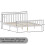 Home Discount (King Size, White) Milan Wood Bed Frame High Foot Solid Pine Slatted 5
