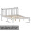 Home Discount (Double, White) Milan Wood Bed Frame Low Foot Solid Pine Slatted 7