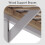 Home Discount (King Size, White) Milan Wood Bed Frame Low Foot Solid Pine Slatted 6