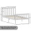 Home Discount (Single, White) Milan Wood Bed Frame High Foot Solid Pine Slatted 6