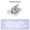 Supporto da tavolo per console di gioco con base regolabile per Rog Ally/Steam Deck 3