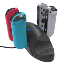 Dock di ricarica 6 in 1 DC5V/2A per Nintendo Switch Pro per Nintendo Switch Joy-con