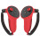 1 paio di impugnature antiscivolo in silicone per controller Meta Quest 3 VR (rosso) 1
