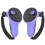 1 paio di impugnature antiscivolo in silicone per controller Meta Quest 3 VR (viola) 1